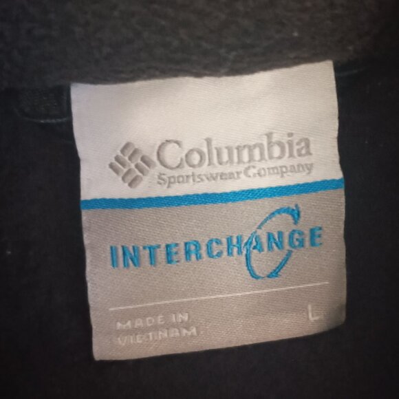 Columbia Black Fleece Inner Layer of the Interchange Jacket Men’s Size Large - Picture 4 of 16